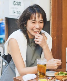 UNFILO メッシュニット カーディガン