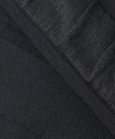 自由区 S 【接触冷感・UVカット・洗える】クレープストレッチボーダー ニット