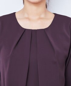 Tiaclasse 【洗える】レースコンビチュニックブラウス