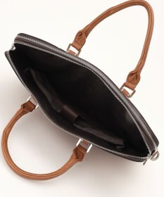 UNBILLION Otias アンティーク仕上げ合皮ブリーフバッグ