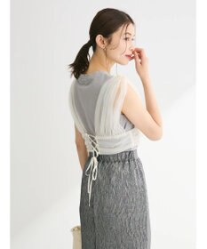 Green Parks ・ＥＬＥＮＣＡＲＥ　ＤＵＥ　バックレースアップビスチェ