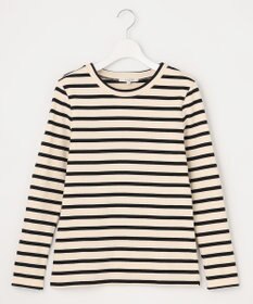 23区 L 【SLOW/洗える】ミドルフライスジャージー ロングTシャツ