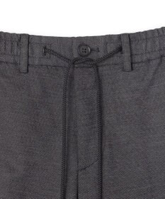 JOSEPH HOMME 新素材【ストレッチ/セットアップ対応】シルキーウールジャージー    ドロスト付テーパードパンツ / PEGG CONVERTIBLE