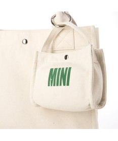 UNBILLION カシュカシュ cachecache / フロッキーポーチ付きキャンバストート