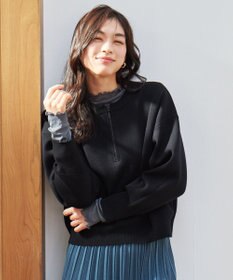 ANY ミラノリブジップニット