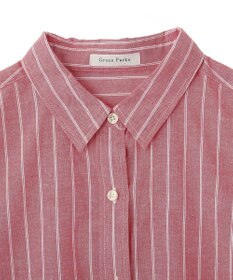 Green Parks 綿麻混シャツ