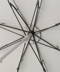 MOONBAT FURLA 晴雨兼用日傘 折りたたみ傘 シャンブレー切継 ／遮光 遮熱 UV