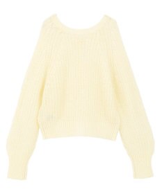 AMERICAN HOLIC 【2WAY】モヘヤ風甘編みカーディガン