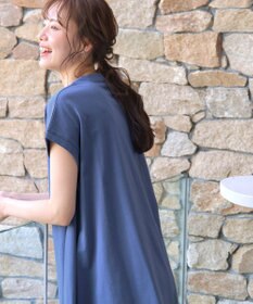 Tiaclasse 【接触冷感】 フレンチスリーブフレアカットソー