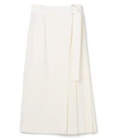 BEIGE， 【セットアップ対応・洗える・BAILA 11月号掲載】ZEPHYR / ウールライクアシンメトリープリーツスカート