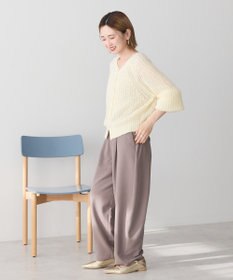 AMERICAN HOLIC 【2WAY】モヘヤ風甘編みカーディガン