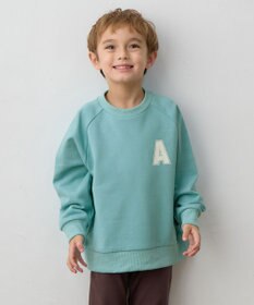 ANY KIDS ロゴプリント トレーナー