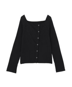 earth music&ecology 【予約】アシメ釦ツイストテレコカットソー