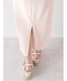 earth music&ecology やわらかカットソーレイヤード見えワンピース