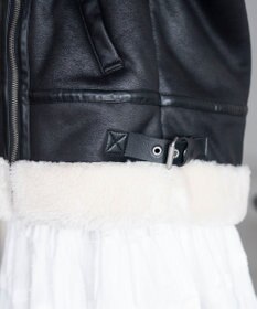 WEGO 【25年秋冬新作】フェイクムートンボアジャケット