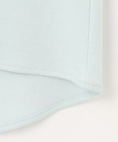 組曲 【洗える】シルケットポンチ フリルスリーブ カットソー