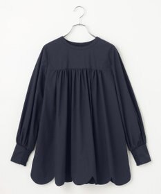 #Newans 【ANSWER for 神戸エレガンス】スカラップヘムチュニックブラウス