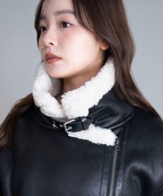 WEGO 【25年秋冬新作】フェイクムートンボアジャケット