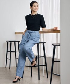 自由区 【カタログ掲載・アンサンブル対応】シアーシルクミックスニット プルオーバー