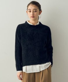 YECCA VECCA 2wayラメフェザーニット