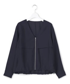 ICB 【先行予約・WEB限定カラーあり】 リヨセルナイロンワッシャー Vネックブルゾン