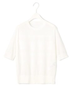 ICB 【洗える】 レースパターン ニット