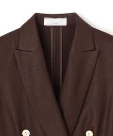 BEIGE， CAROLE / リネンライク ダブルジャケット