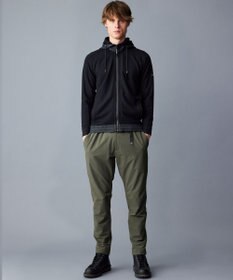 JOSEPH ABBOUD MOUNTAIN 【吸水速乾/通気性/ライナードッキング対応】ハイゲージワッフル パーカー