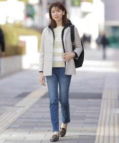 J.PRESS LADIES 【洗える】Rayon Stretch Border ニット