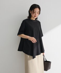 Green Parks 華やぎカットソー（アシメヘム）