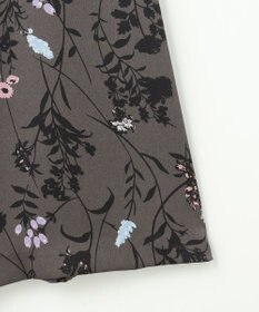 自由区 S 【WEB&一部店舗限定】ハーバルフロープリント8分袖 ワンピース