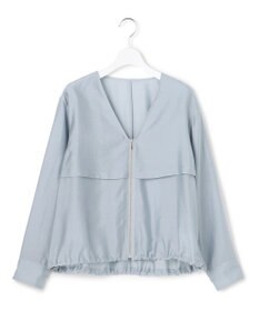 ICB 【先行予約・WEB限定カラーあり】 リヨセルナイロンワッシャー Vネックブルゾン