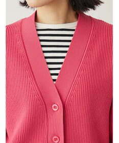 Green Parks スポンディシュ畦編みショート丈カーディガン