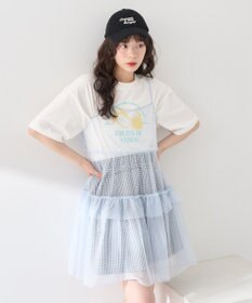 earth music&ecology 【接触冷感/洗濯機可】ＦＲＵＩＴＳ　ＤＥ　ＳＡＩＳＯＮショートＴ