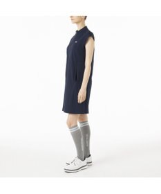 ZERO HALLIBURTON 【吸水速乾・UVケア】 フレンチスリ―ブモックネック鹿の子ワンピース ZHG-W5S4b 82978