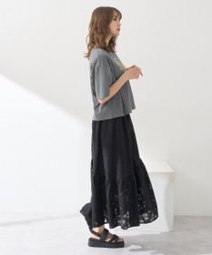 earth music&ecology 【接触冷感/洗濯機可】ＦＲＵＩＴＳ　ＤＥ　ＳＡＩＳＯＮショートＴ