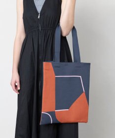 TRICOTE パズルラインニットトート【 軽くて丈夫・A4サイズ対応】