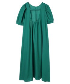 earth music&ecology リサイクルポリエステルブレンドＡラインワンピース