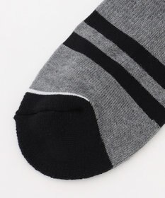 23区GOLF 【MEN】ロゴラインハーフソックス　１５ｃｍ