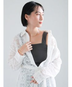 Te chichi テレコスクエアタンクトップ