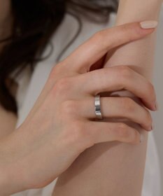 Phoebe 【金属アレルギー対応】フラットリング　シルバー