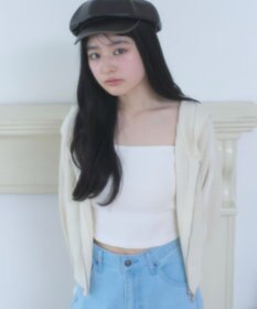 WEGO レースリボンニットパーカー