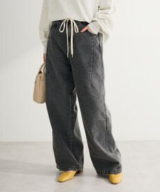 Green Parks コクーンシルエットデニムパンツ