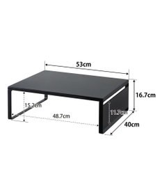 tower オーブンレンジラック タワー ブラック