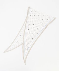 J.PRESS LADIES 小紋 プリント 剣先 スカーフ