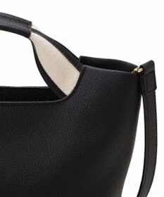 TOPKAPI 【TREASURE TOPKAPI】ソフトシュリンク テープハンドル ショルダー付きミニ トート バッグ