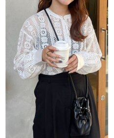 Green Parks レースブラウス