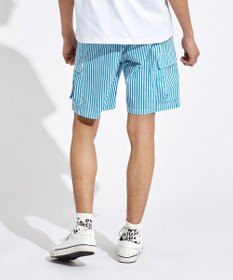 PW CIRCULUS 【高通気 / 軽撥水 / 軽量のDotAir 使用】【MEN】ストライプ柄ショーツ