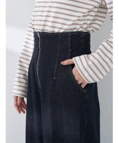 earth music&ecology フロントジップデニムパンツ