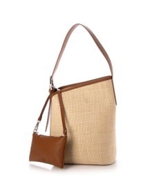 UNBILLION カシュカシュ cachecache / 雑材風アシンメトリートート